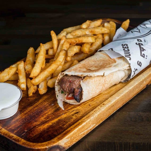 Steak Kabob Sandwich