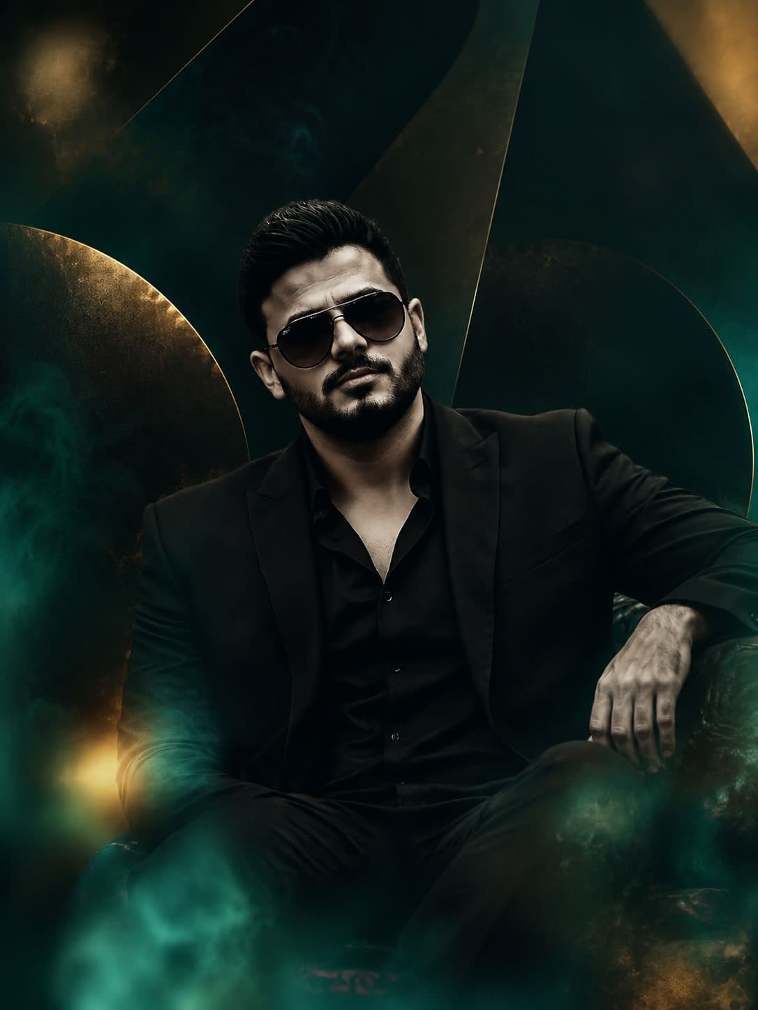 KZ Lounge event poster for superstar Salam Alaseel