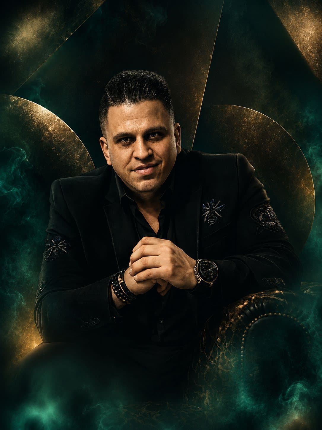 KZ Lounge event poster for superstar Simo Samir